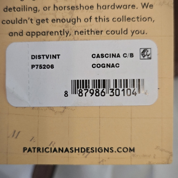 Patricia Nash Rich Brown Leather Crossbody Bag - Picture 10 of 10